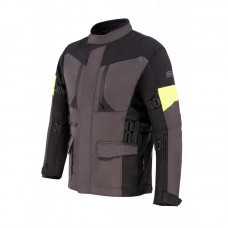 Geaca moto SM Racewear Highland II Negru / Gri / Fluo - Img 1