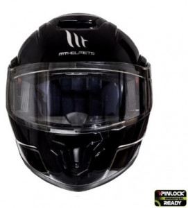 Casca integrala modulabila motociclete MT Atom SV negru lucios - Img 2