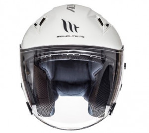 Casca open face motociclete MT Avenue SV alb lucios - Img 2