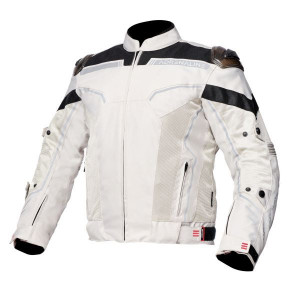 Geaca Moto Virgo PPE Alb - Img 1