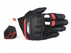 Manusi Moto Alpinestars SP-5 Alb/Rosu - Img 1