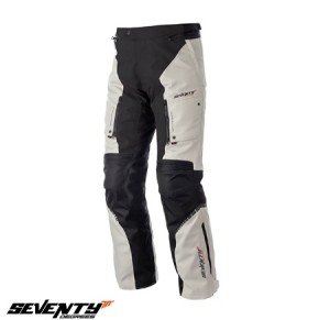 Pantaloni motociclete Touring unisex Seventy vara/iarna model SD-PT1S culoare: negru/gri - Img 1