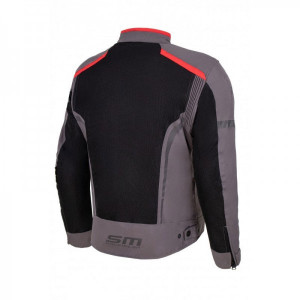 Geaca moto textil SM Racewear Mesh 2.0 dark grey - Img 2