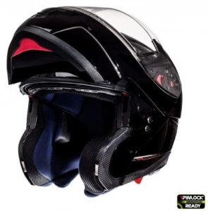 Casca integrala modulabila motociclete MT Atom SV negru lucios - Img 4