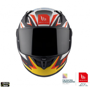 Casca integrala MT KRE+ Carbon Acosta A37 albastru inchis (negru) mat – 100% carbon - Img 4