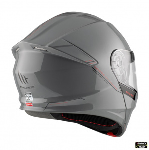 Casca modulabila MT Genesis SV A12 gri lucios ios - Img 5