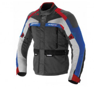 Geaca (jacheta) motociclete barbati Touring Seventy vara/iarna model SD-JT43 culoare: gri/rosu/albastru - Img 1