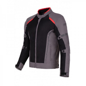 Geaca moto textil SM Racewear Mesh 2.0 dark grey - Img 1