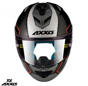 Casca integrala Axxis model Cobra Rage A2 gri lucios carbon - Img 2