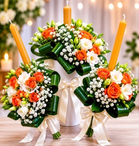 Set lumanari nunta sau botez
