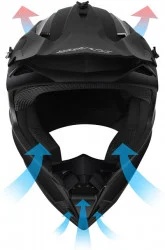Casca ATV / Enduro Negru mat - Img 4