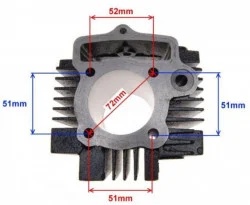 Set motor ATV / Cross 4T 125cc (piston 54mm) - Img 2