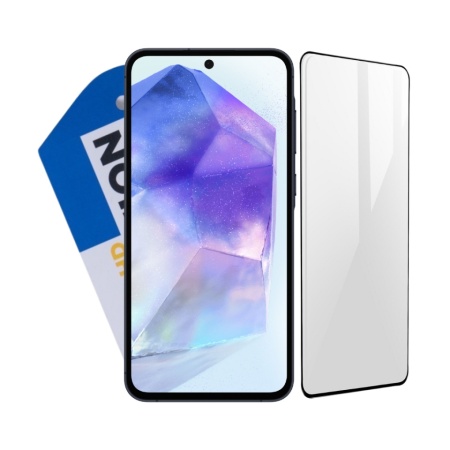 Удароустойчив стъклен full протектор за Samsung Galaxy A55 5G