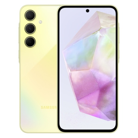Смартфон Samsung Galaxy A35 5G, 128GB, 6GB RAM, Dual SIM, Awesome Lemon