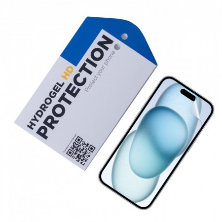 Удароустойчив Hydrogel HD протектор за Apple iPhone 15 Plus
