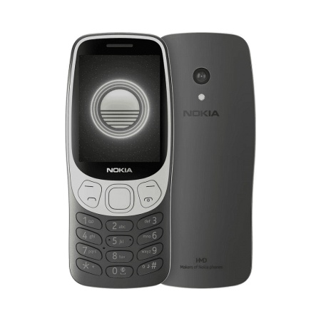 Мобилен телефон Nokia 3210 (2025), Dual SIM, Grunge Black