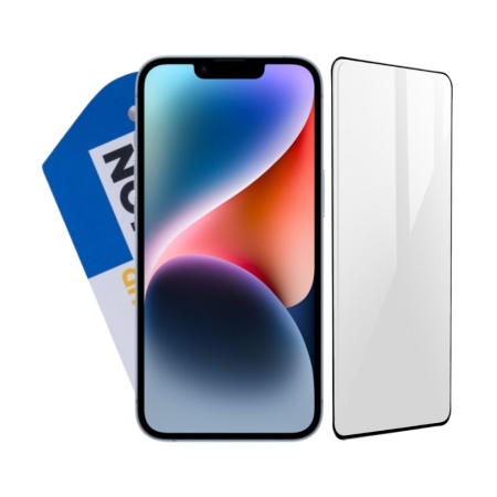 Удароустойчив стъклен full протектор за Apple iPhone 14 Plus