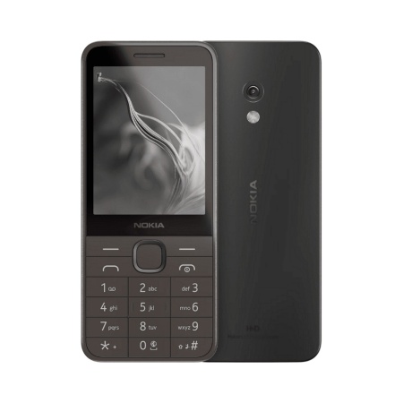 Мобилен телефон Nokia 235 4G (2025), Dual SIM, Черен