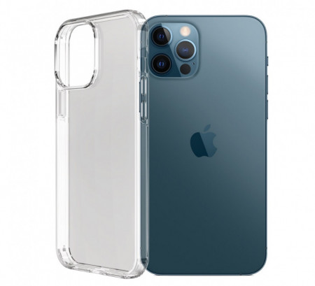 Прозрачен силиконов калъф за Apple iPhone 12 Pro
