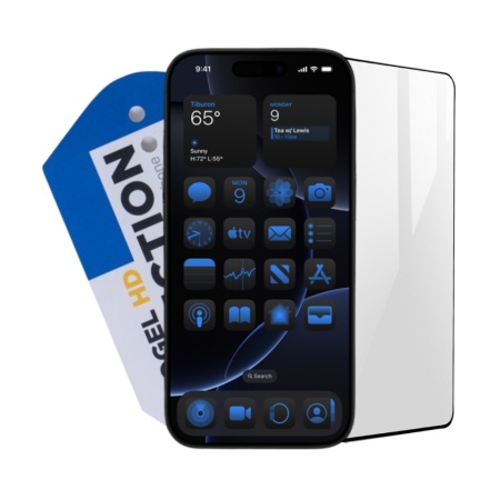 Удароустойчив стъклен full протектор за Apple iPhone 16 Pro Max