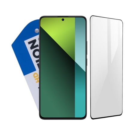 Удароустойчив стъклен full протектор за Xiaomi Redmi Note 13 Pro 5G