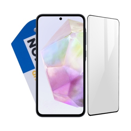 Удароустойчив стъклен full протектор за Samsung Galaxy A35 5G