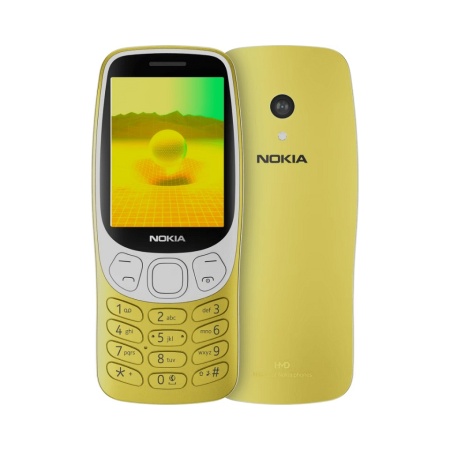Мобилен телефон Nokia 3210 (2025), Dual SIM, Y2K Gold