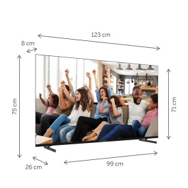 Телевизор Thomson 55", Direct LED, Google TV, Side Feet