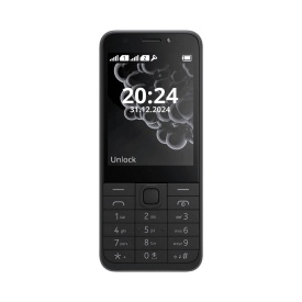 Мобилен телефон Nokia 230 (2025), Dual SIM, Черен