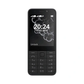 Мобилен телефон Nokia 230 (2025), Dual SIM, Черен