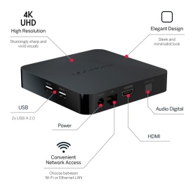 Мултимедиен плеър Thomson Streaming Box 240, 4K UHD