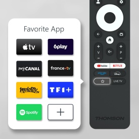 Телевизор Thomson 50", QLED, Google TV, Side Feet