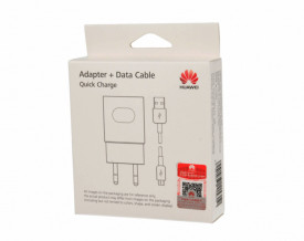 Комплект Huawei адаптер и кабел USB-A към USB Micro, Quick Charge