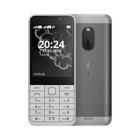 Мобилен телефон Nokia 230 (2025), Dual SIM, Бял