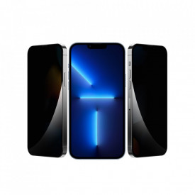 Удароустойчив Privacy стъклен full протектор за Apple iPhone 13 Pro Max