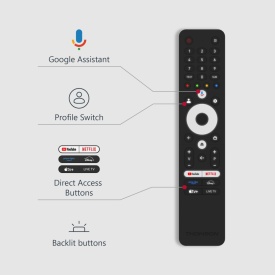 Телевизор Thomson 55", Direct LED, Google TV, Side Feet