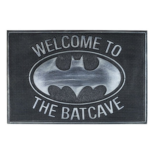 Batman Doormat Welcome to the Batcave Rubber Doormat