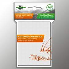Blackfire 60 Small Sized Sleeves - Matte Front Matte Back White