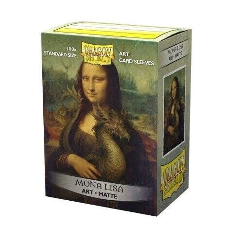 Dragon Shield 100 Standard Size Art Card Sleeves - Mona Lisa - Matte