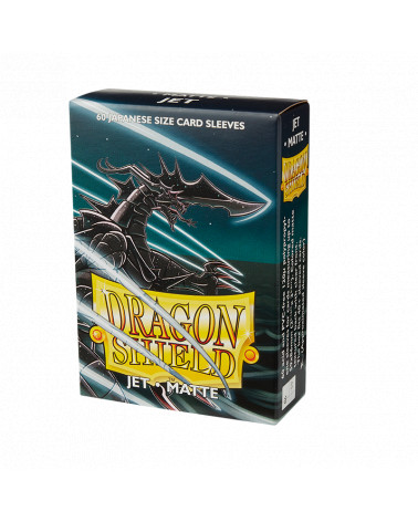 Dragon Shield 60 Japanese Sized Card Sleeves - Matte Jet