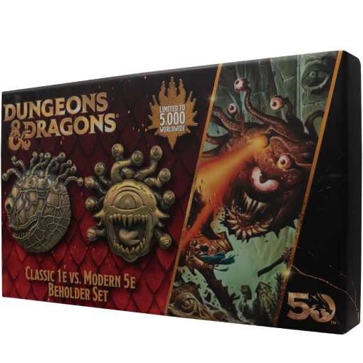 Dungeons & Dragons 50th Anniversary Beholder Twin Medallion Set