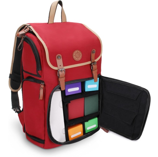 Enhance - Full Size TCG Storage Box Backpack Designer Ed. (RED)