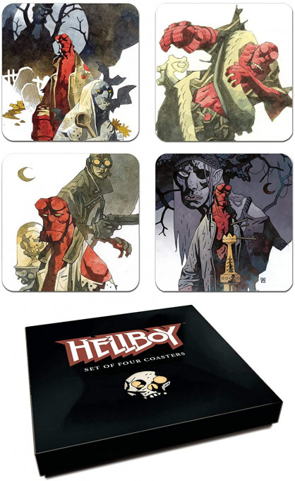 Hellboy Set of Four Coasters