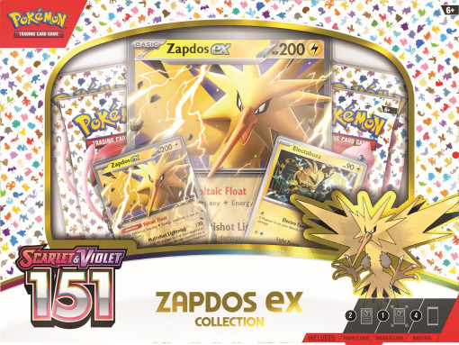 Pokemon Scarlet and Violet 151 - Zapdos ex Box Collection