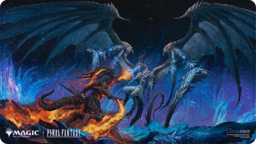 Ultra Pro: Holofoil Playmat - Standard Size - Bahamut & Ifrit