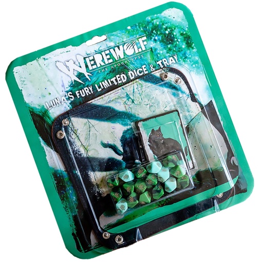 Werewolf: The Apocalypse 5th Edition RPG: Luna's Fury Limited Dice & Tray Accessory Pack