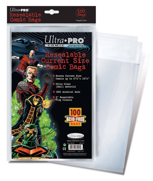 Current Size Resealable Comic Bags (100ct)