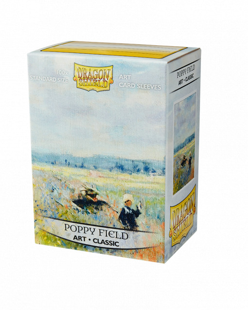Dragon Shield 100 Standard Size Art Card Sleeves - Poppy Field - Classic