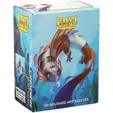 Dragon Shield: 100 Standard Size Brushed Art Sleeves - The Cinderfin