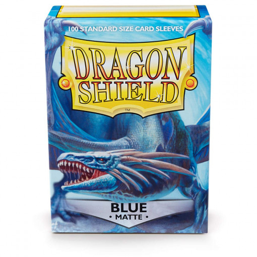 Dragon Shield 100 Standard Size Matte Card Sleeves - Blue